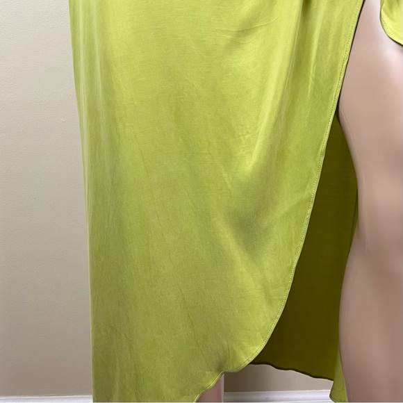 FOR LOVE & LEMONS REVOLVE GREEN CUTOUT MIDI DRESS - Picture 5 of 14